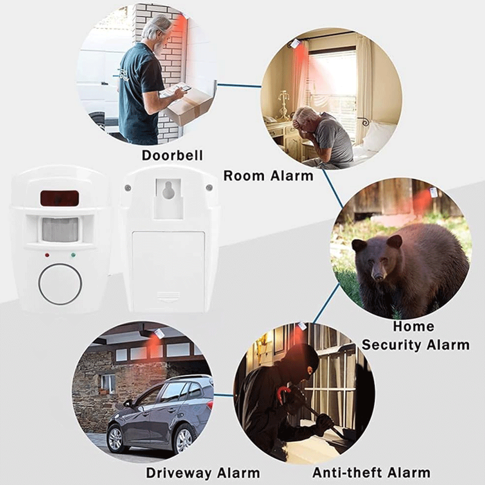 Wireless Remote Controlled Mini Alarm