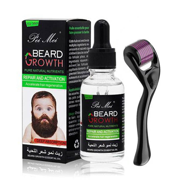 Beard Oil with Derma Roller