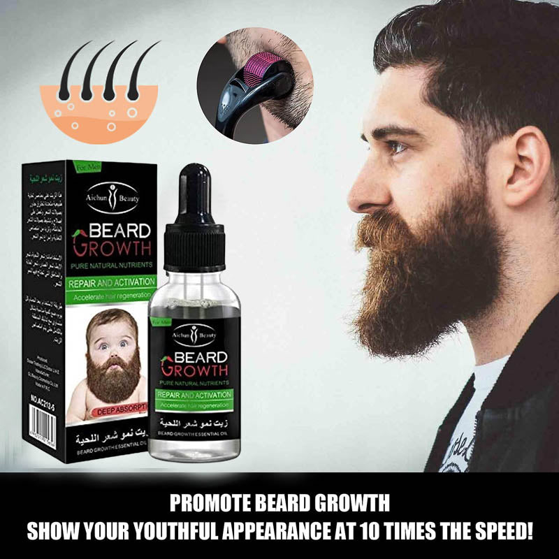 Beard Oil with Derma Roller