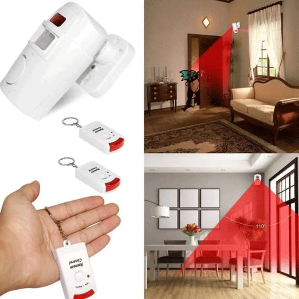 Wireless Remote Controlled Mini Alarm